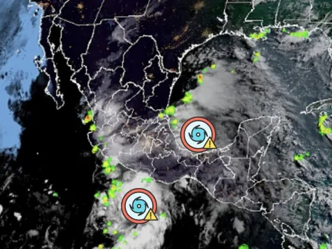 Alerta por lluvias ante la presencia de las tormentas tropicales Barry y Flossie