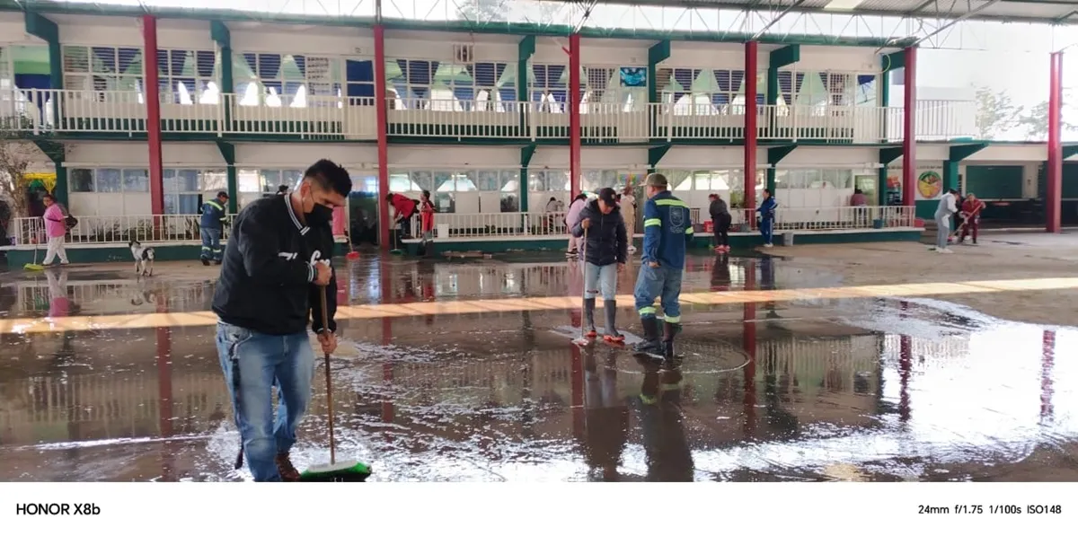 Gobierno de Acolman despliega apoyo tras fuertes precipitaciones