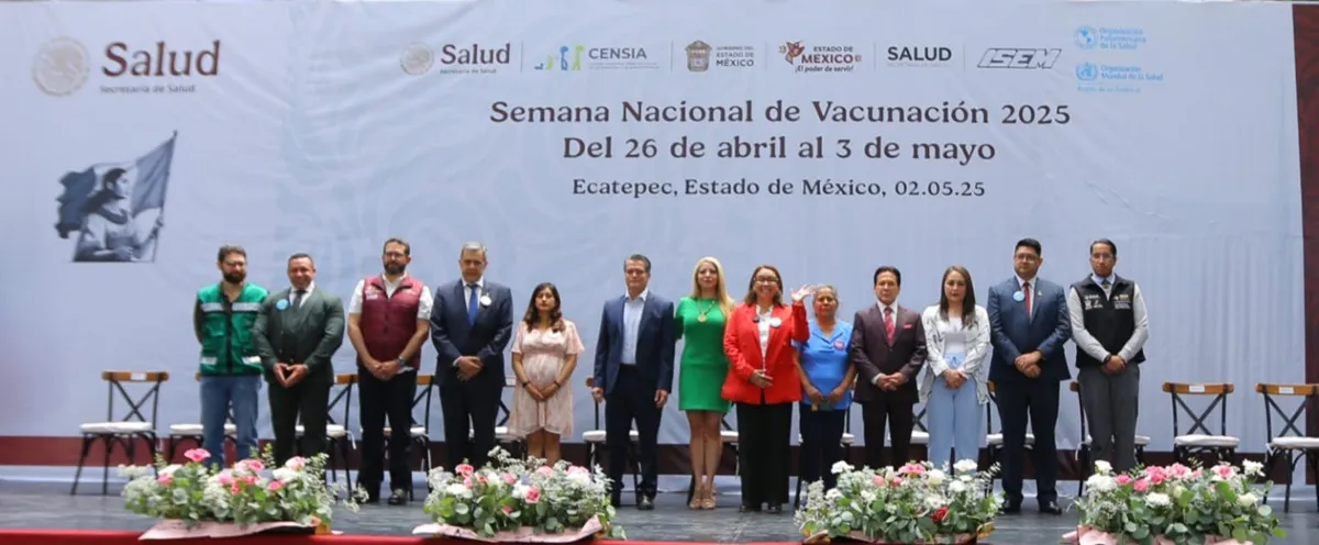 En Ecatepec concluye Semana Nacional de Vacunación 2025