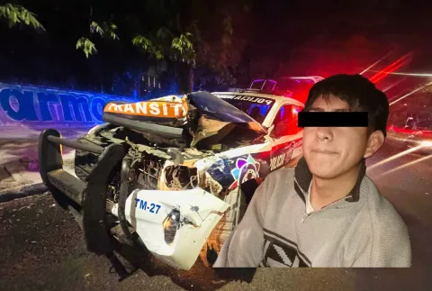 Capturan a joven por causar múltiples accidentes en Santa Clara
