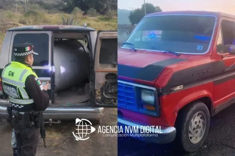 Detienen a presunto huachicolero por vidrios polarizados en carretera