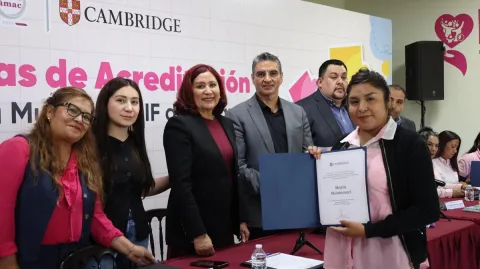 Firman Tecámac y Cambridge convenio para enseñanza de inglés en estancias infantiles