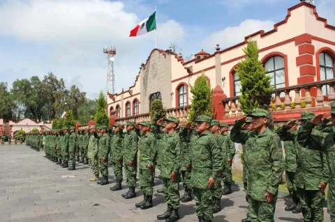 Inician actividades del 2/o. Escalón de Adiestramiento del Servicio Militar Nacional en San Juan Teotihuacán
