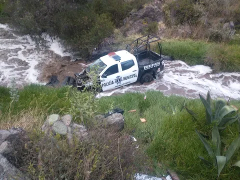 Patrulla de Nopaltepec Cae al Río junto al Acueducto Tembleque
