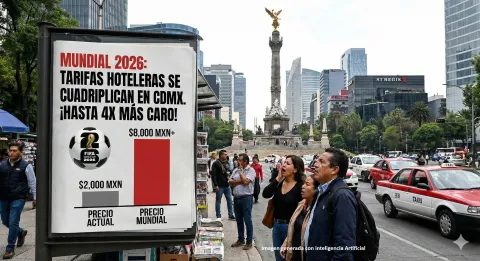 Prevén saturación hotelera en CDMX por Copa Mundial