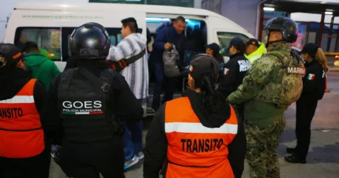 Refuerza Ecatepec seguridad en transporte con Unidad Canina