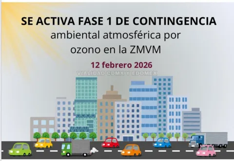 Restringen circulación vehicular este viernes por Fase I de contingencia