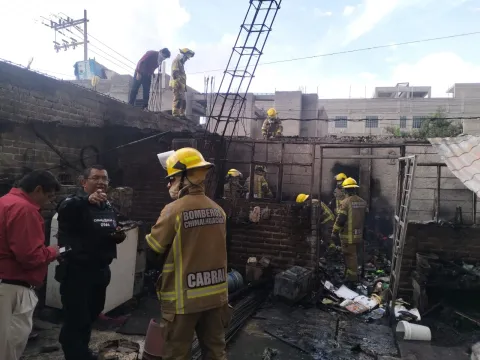 Sofocan siniestro en casa de calle Unión; sin víctimas reportadas