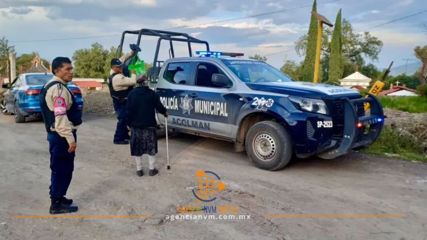 Salva Guardia Civil a adulta mayor desorientada en Azcatepec