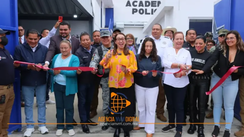 Busca Ecatepec profesionalización policial con moderna academia remodelada