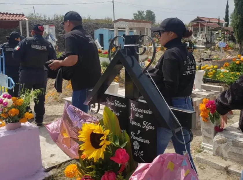 Activan operativo de limpieza y seguridad en 17 panteones de Tecámac