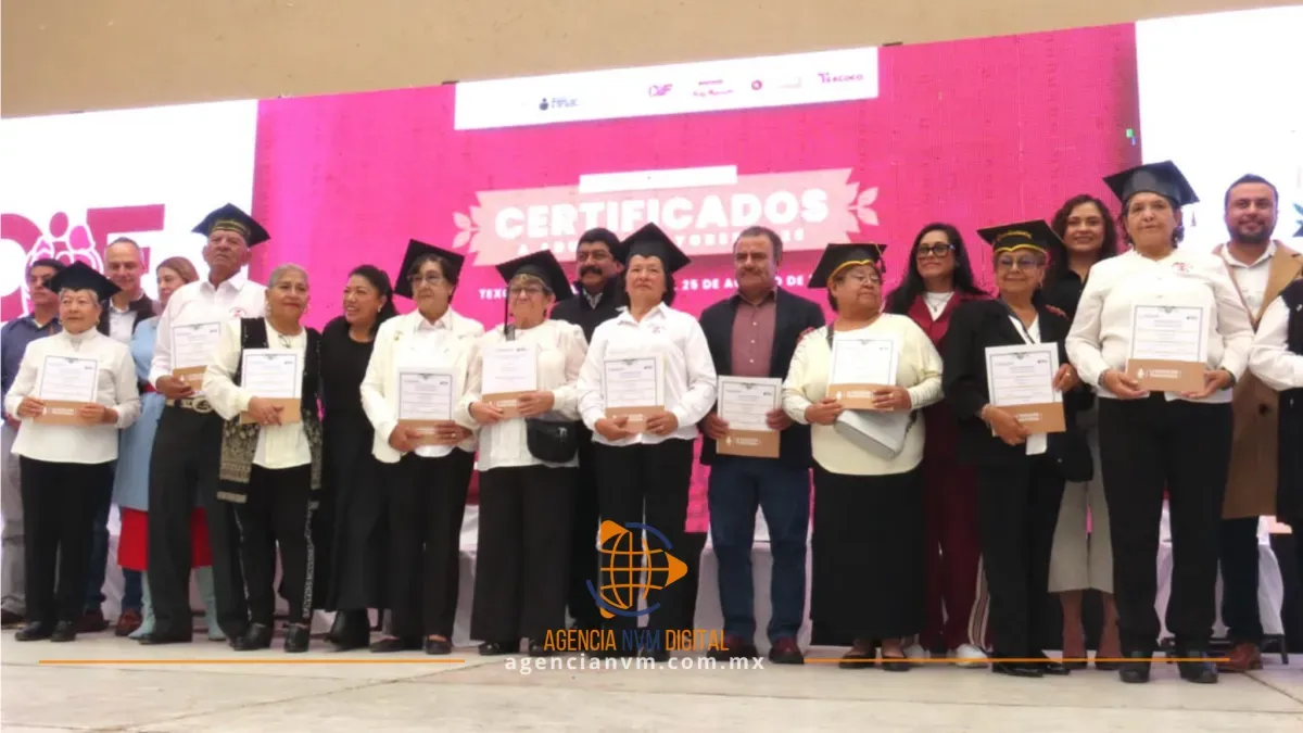 Certifican a 295 adultos mayores de Texcoco en primaria y secundaria  