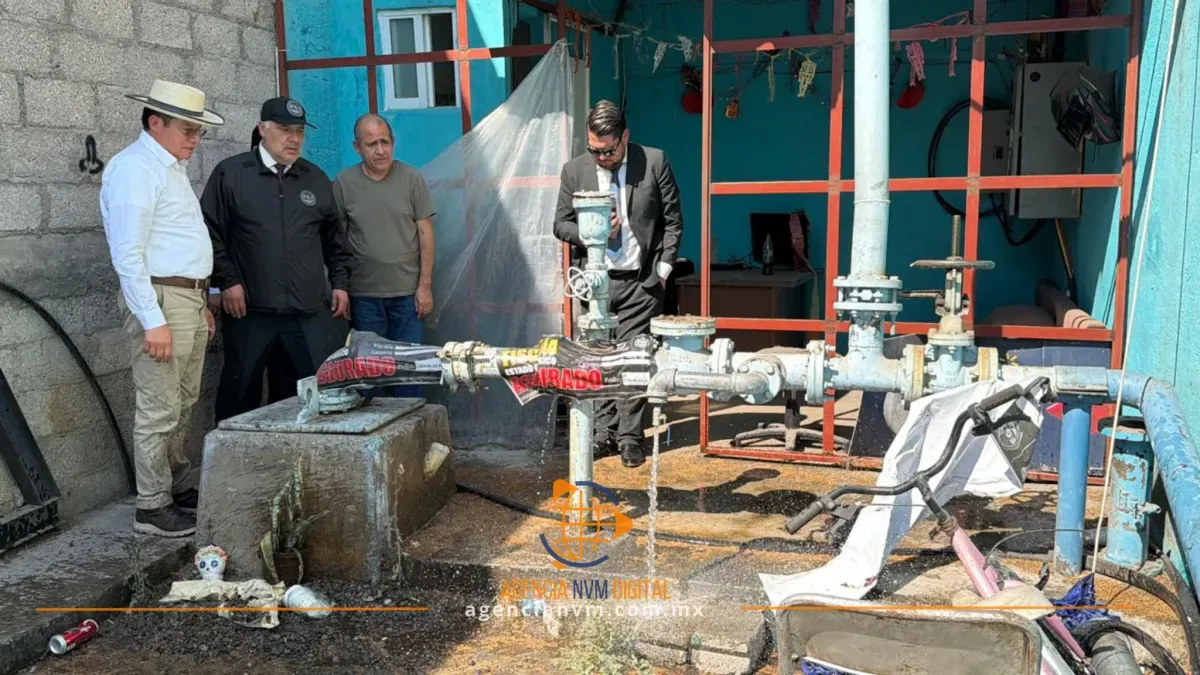 Desmantelan más de 100 tomas clandestinas de agua en Ecatepec 