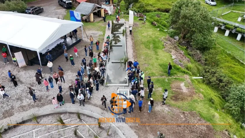 Impulsan restauración ambiental con nuevo humedal en Ocoyoacac