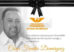 Muere César Fuentes, alcalde de Tonatico, en accidente