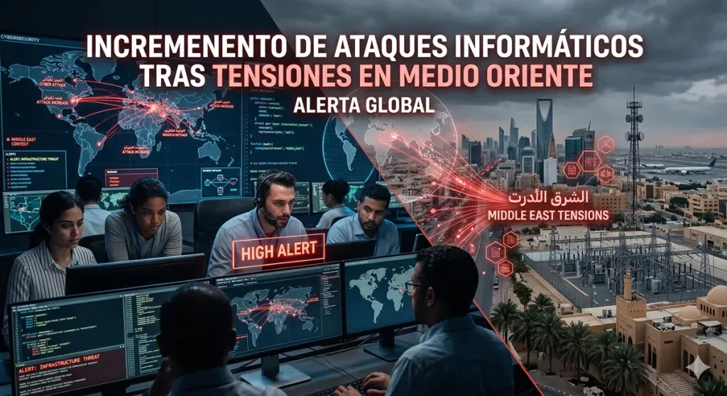 Alertan por incremento de ataques informáticos tras tensiones en Medio Oriente