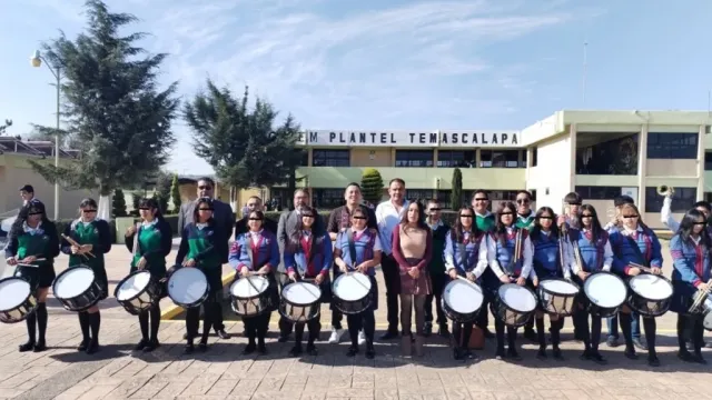 Anuncia alcalde construcción de arcotecho para el plantel CECYTEM