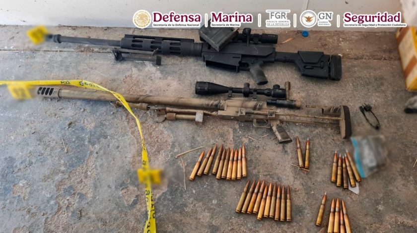 Incautan 26 armas y 6 mil cartuchos en operativo federal en Jalisco