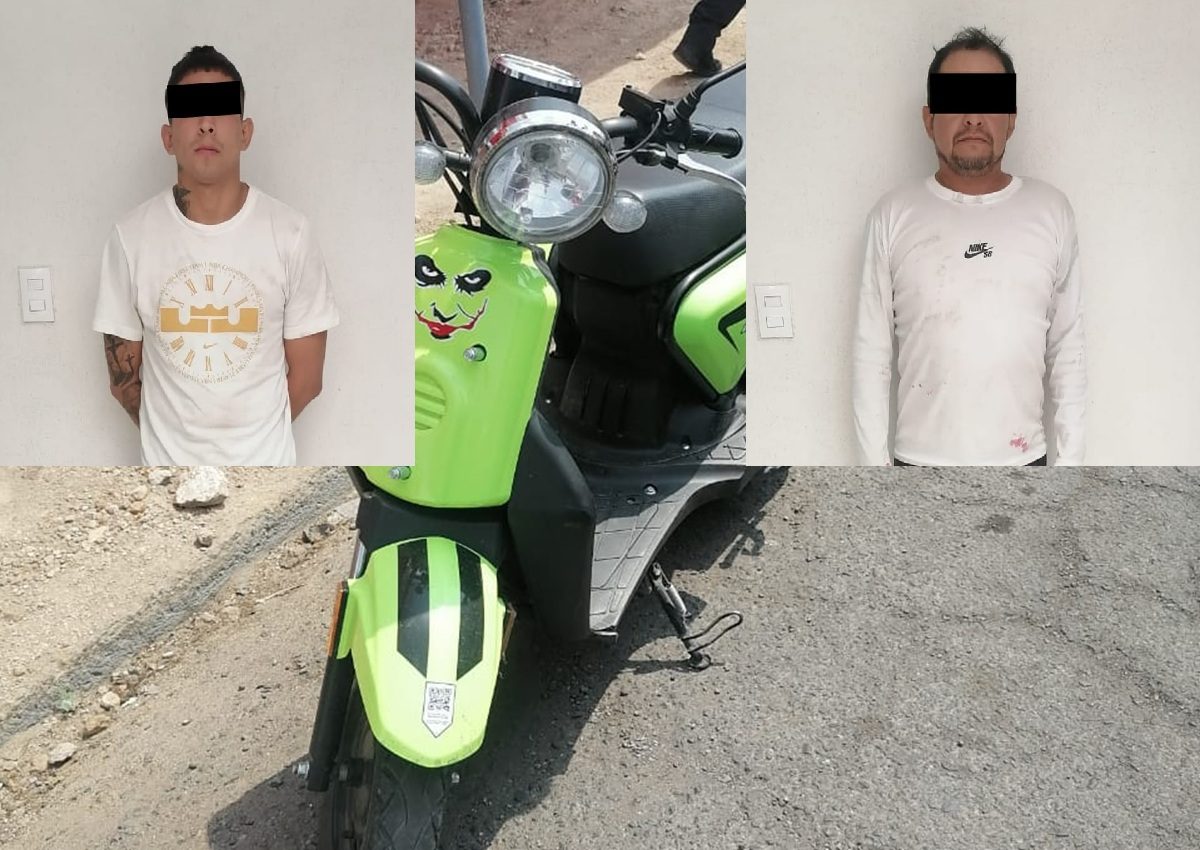 Recuperan celulares de alumnos robados: capturan a dos hombres