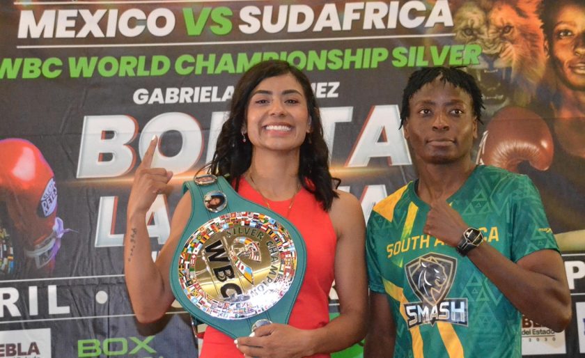 Gabriela ‘La Bonita’ Sánchez y Simangele Hadebe listas para pelea en Puebla