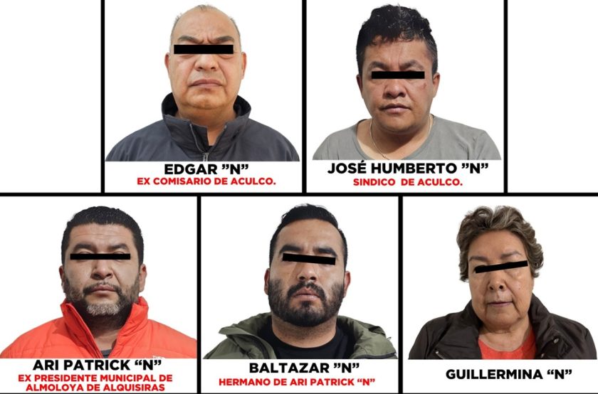 Funcionarios y exediles de Aculco y Almoloya de Alquisiras, detenidos por extorsión