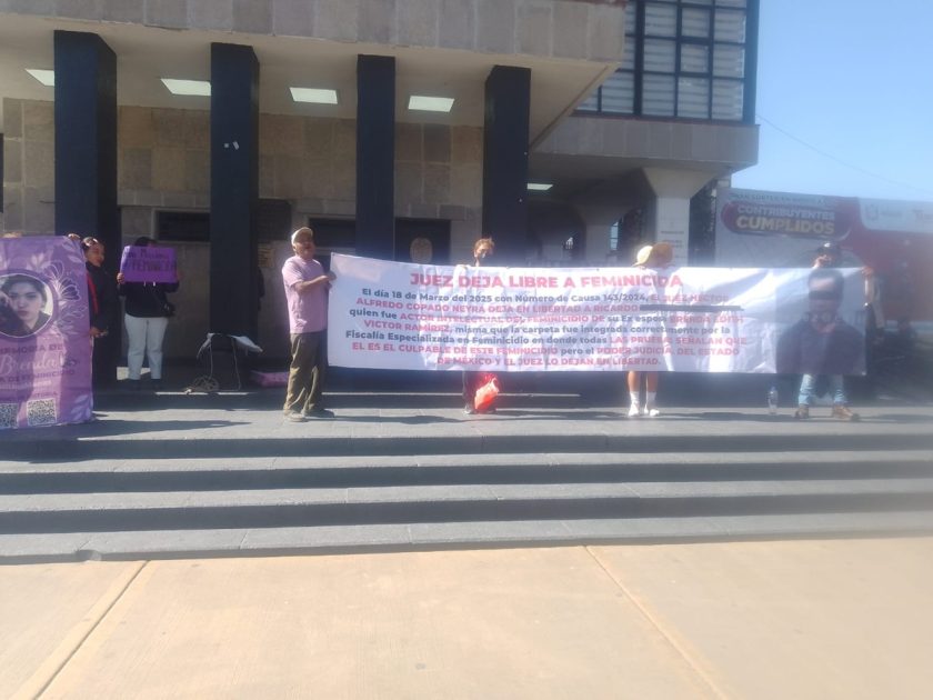Protesta en Texcoco: Juez libera a acusado de feminicidio; familia clama por revisión