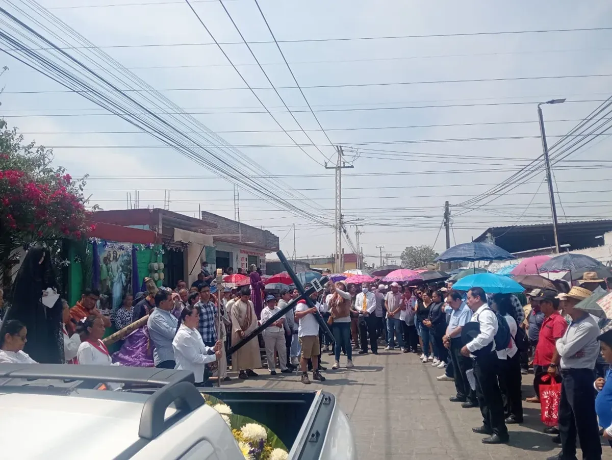 Celebraciones del Viernes Santo en Ecatepec transcurren sin incidentes mayores
