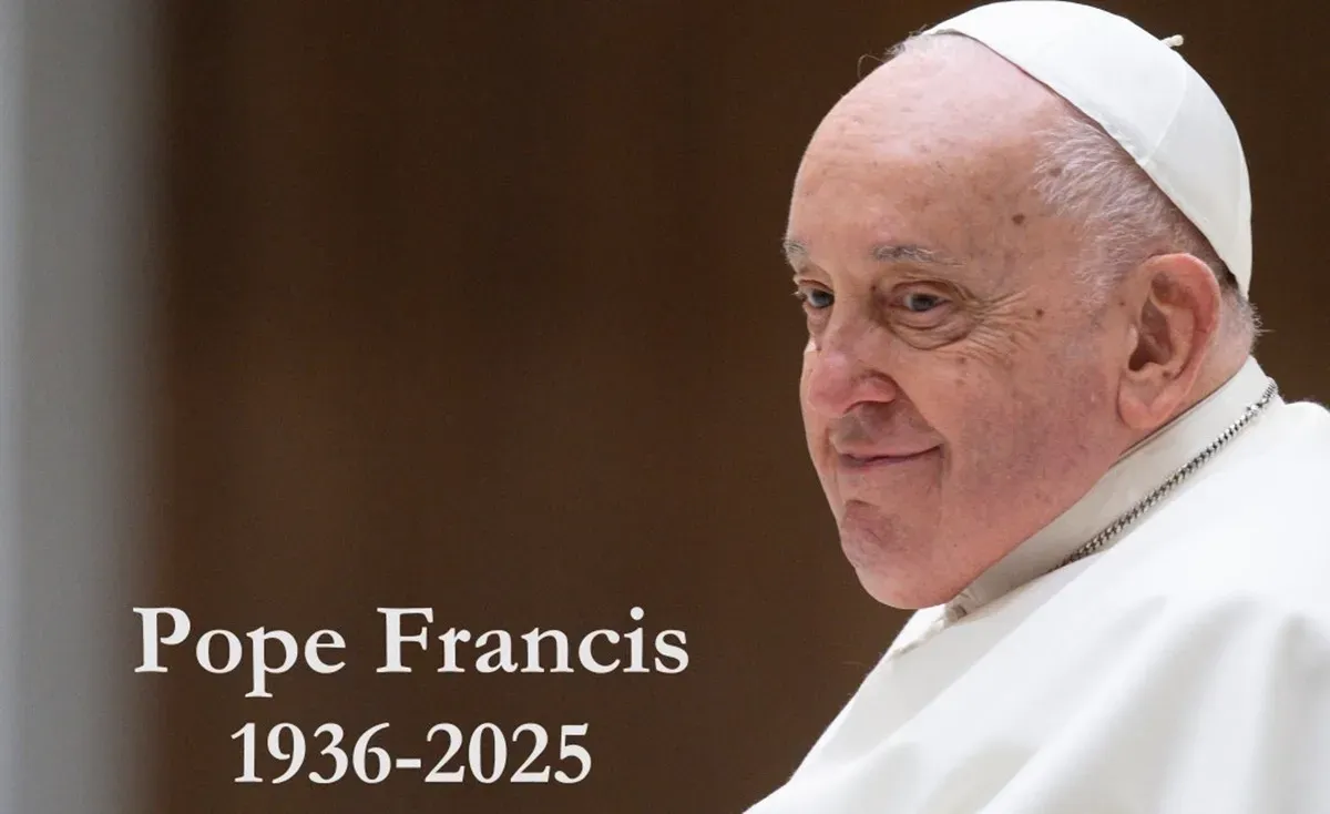 Murió el papa Francisco: duelo mundial por el líder de la Iglesia católica