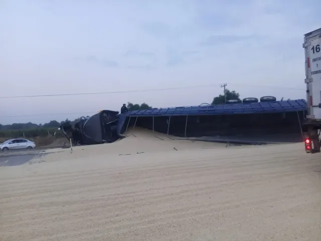 Accidente en la autopista México-Tulancingo, sin lesionados
