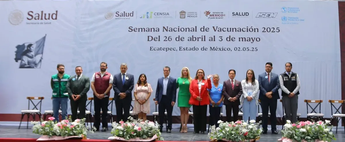 En Ecatepec concluye Semana Nacional de Vacunación 2025