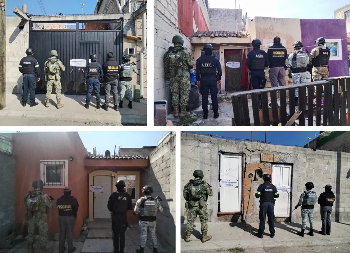 Recupera FGJEM 15 inmuebles en operativos contra el despojo en Edomex