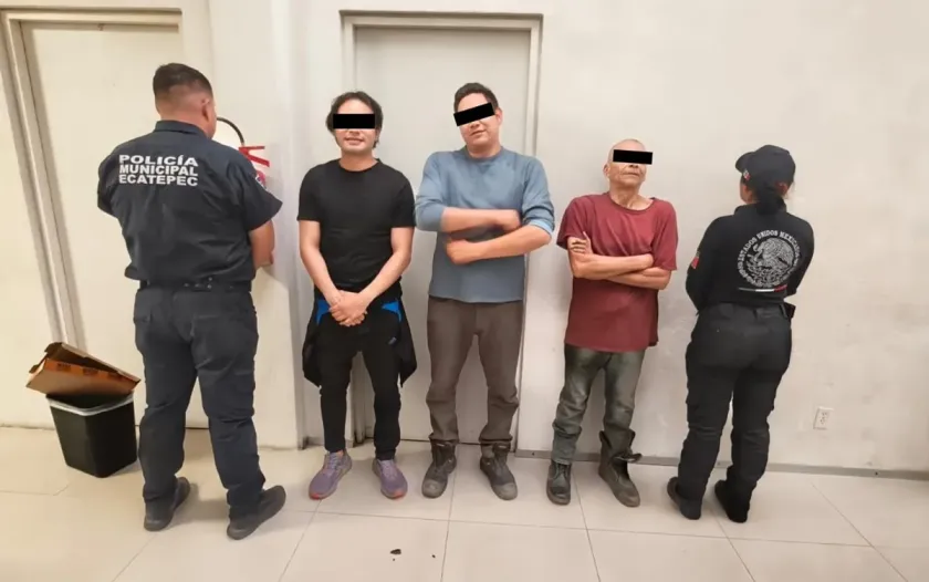 Detienen en Ecatepec a tres hombres por intento de ocupar predio municipal