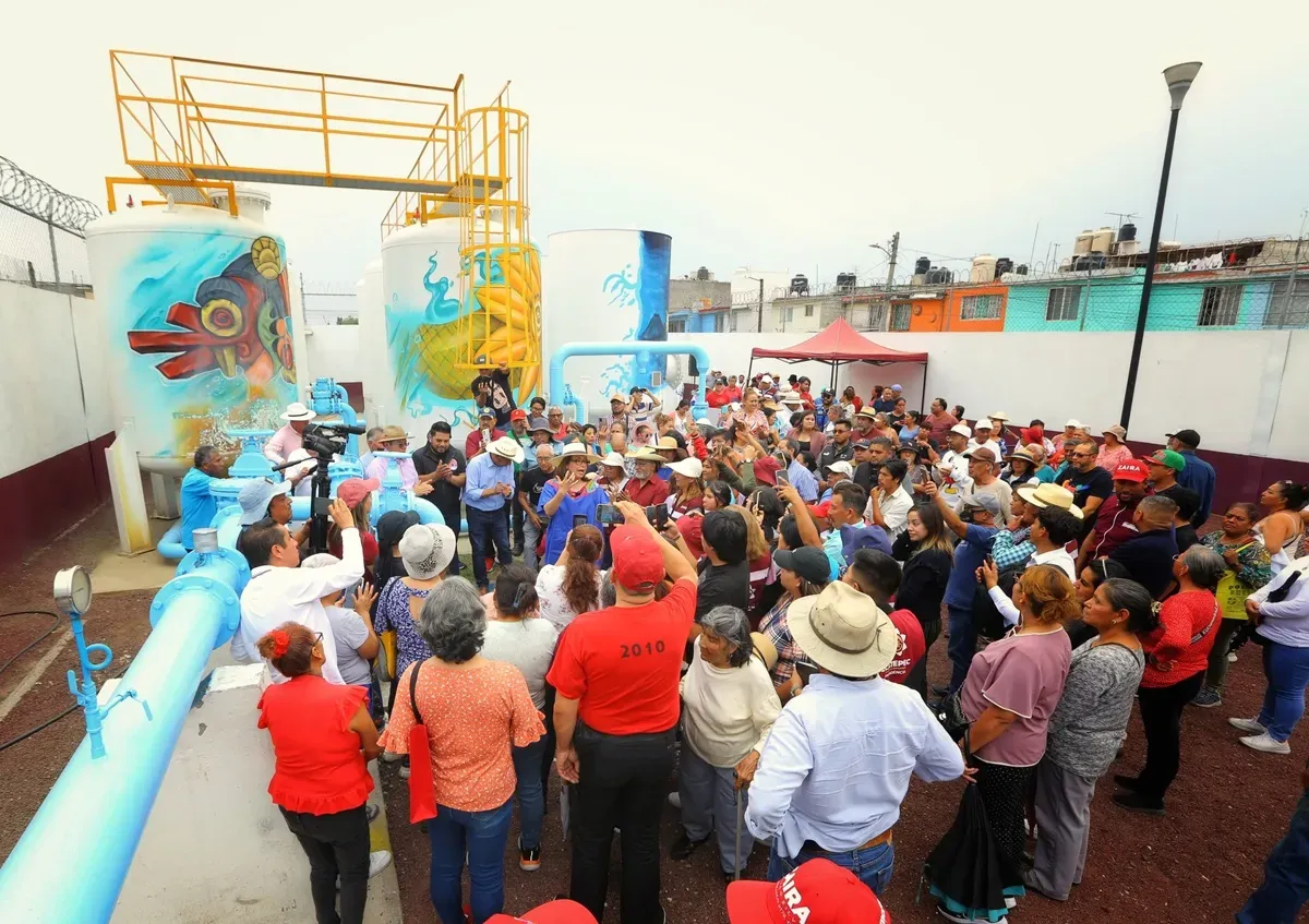 Rehabilita Ecatepec pozo “Cruz Roja” tras dos décadas de abandono; beneficiará a más de 25 mil habitantes