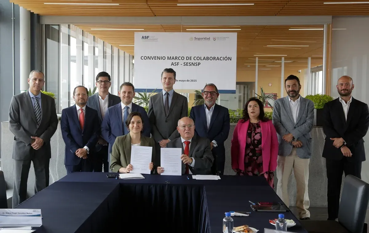 Firman SSPC y ASF convenio para fortalecer vigilancia de recursos públicos en seguridad