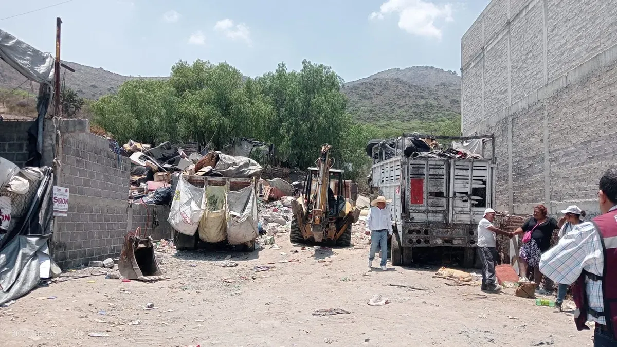 Ecatepec enfrenta la contaminación con cierre de tiradero clandestino en La Joya