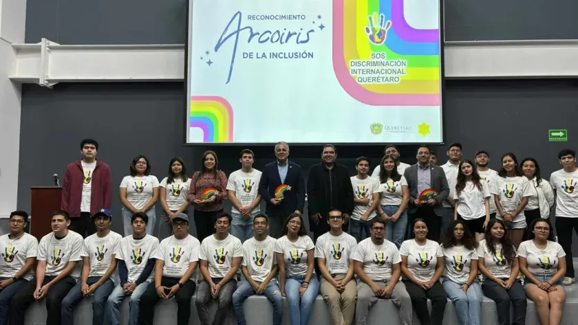 Otorgan a policías municipales de Querétaro el Reconocimiento Arcoíris de la Inclusión 2025