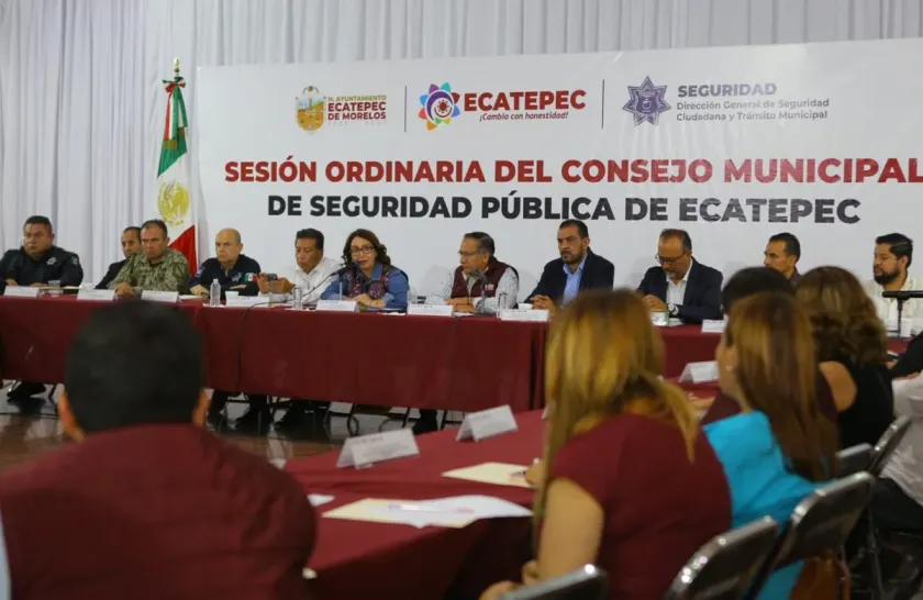 Ecatepec refuerza estrategia de seguridad con acciones preventivas y coordinación federal