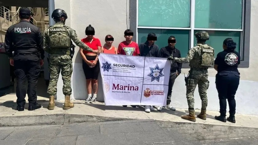 Cinco detenidos por extorsión en Ecatepec; exigían "renta" a comerciante de tamales