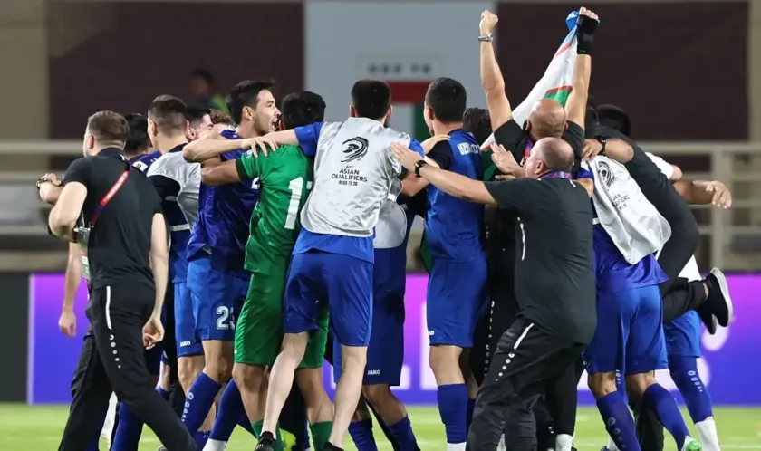 Uzbekistán hace historia: clasifica por primera vez a una Copa Mundial de la FIFA