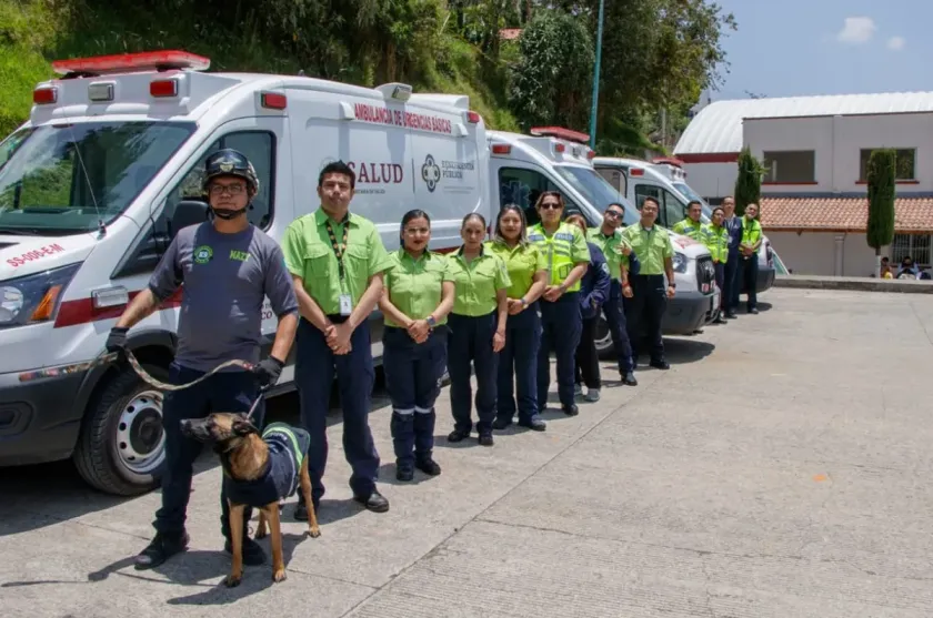Refuerzan atención médica prehospitalaria con nueva base del SUEM en Huixquilucan