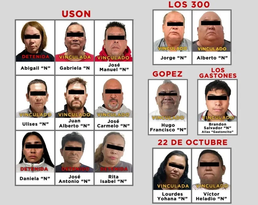 Caen 11 presuntos implicados por despojos, extorsión y secuestro exprés en Edoméx: Fiscalía activa operación “Restitución”