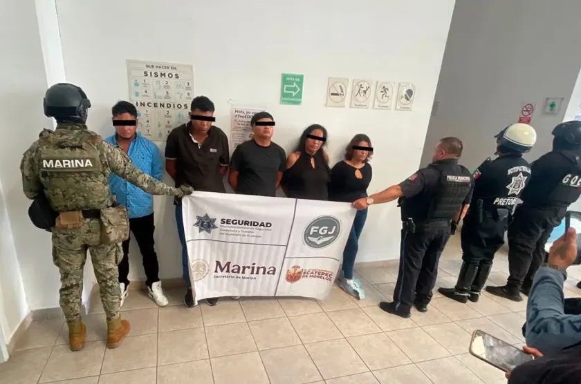 Detienen a cinco presuntos feminicidas en operativo conjunto en Ecatepec