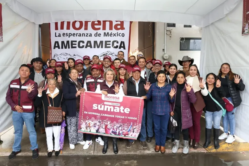 LuzMa Hernández fortalece presencia de Morena en la zona de los volcanes con apertura de casas-base