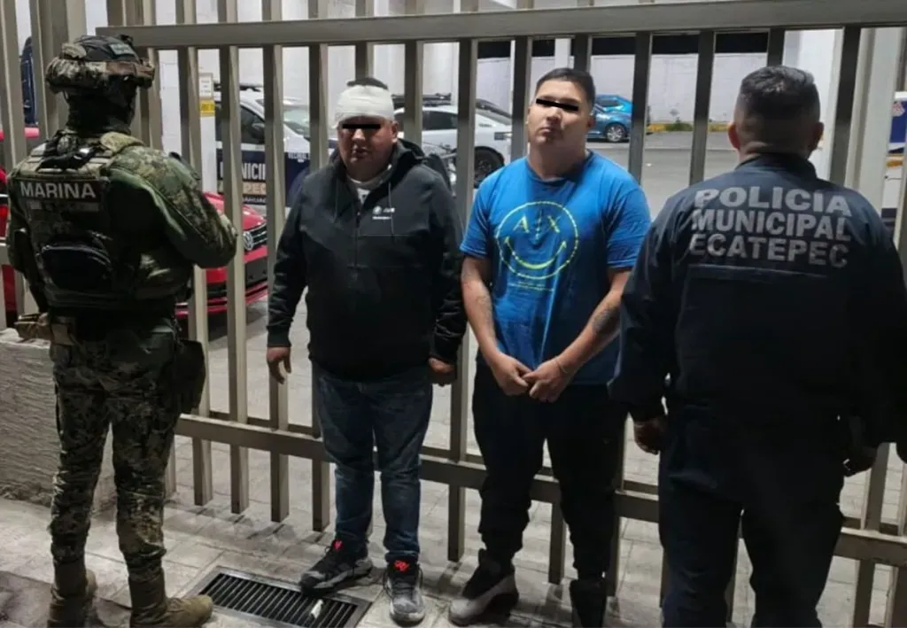 Asegura policía a dos sujetos armados implicados en agresión a taxistas
