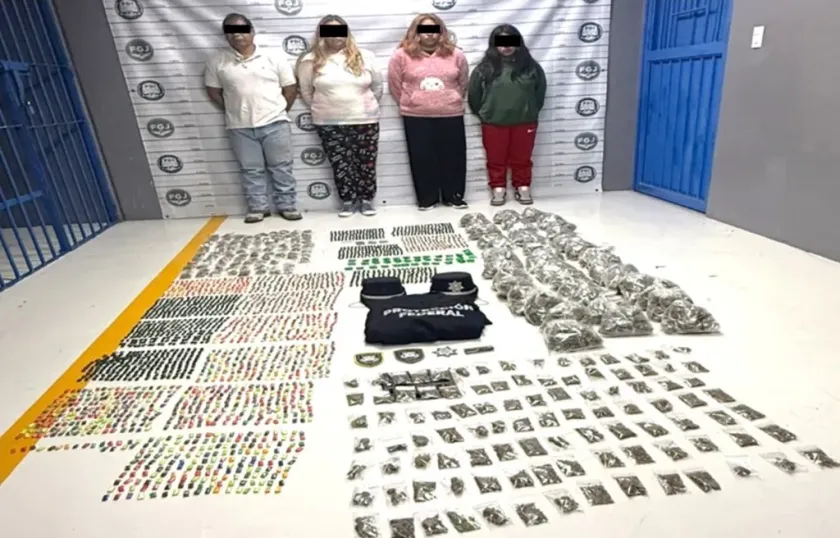 Aseguran fuerzas federales más de 3 mil dosis de droga en Chimalhuacán
