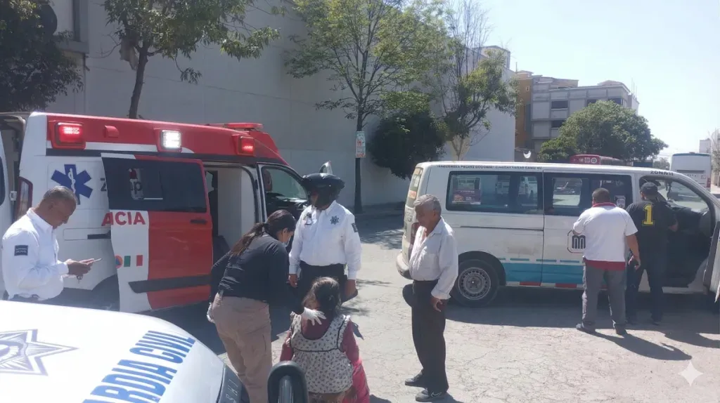 Atropella combi a dos mujeres en centro de Zumpango.