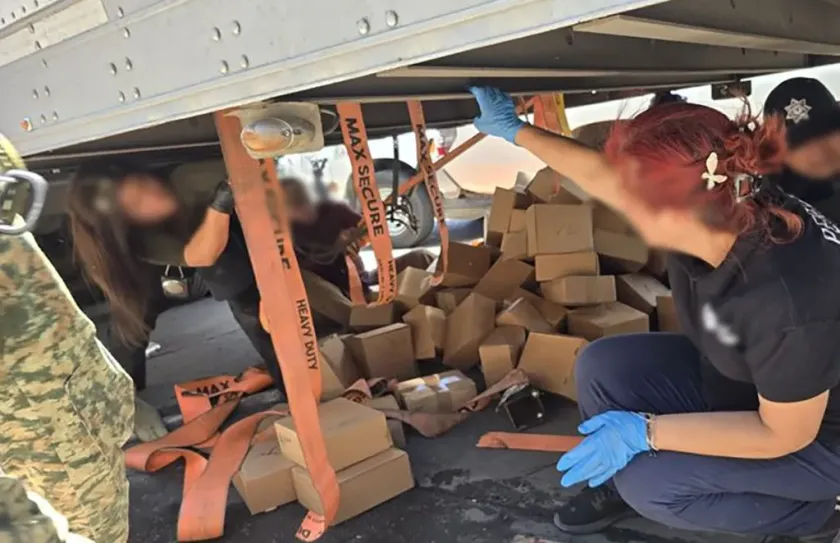 Autoridades federales aseguran más de una tonelada de metanfetamina en Tijuana