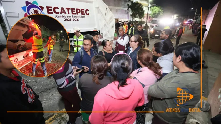 Buscan frenar inundaciones con limpia nocturna en Ciudad Cuauhtémoc