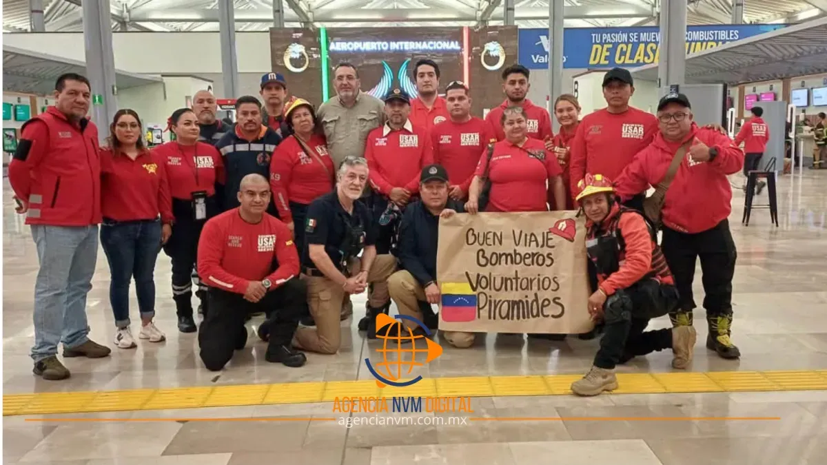 Despliegan equipo mexicano de rescate en zonas afectadas de Venezuela