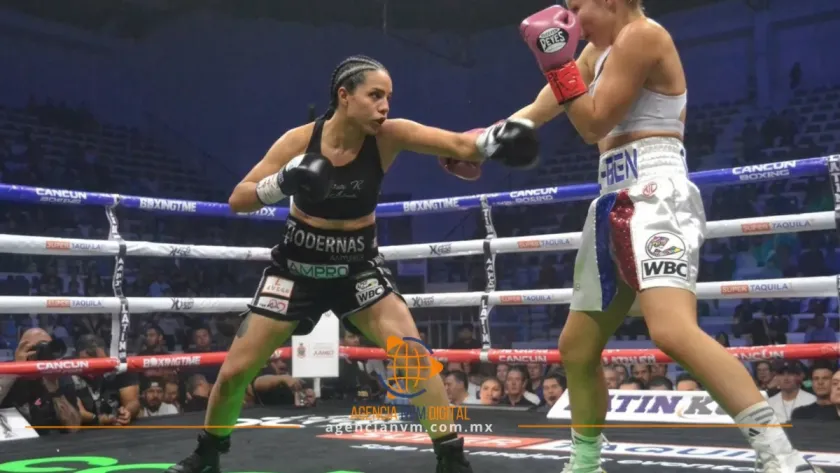 Conquista 'La Bonita' Fernández título mundial en Ciudad Juárez